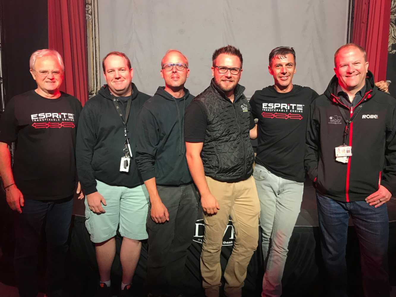 Harry von den Stemmen (Robe) with MGG’s Denzil Smith, Nardus de Lange, Gunther Muller, Duncan Riley (DWR) and Mark Gaylard (MGG).