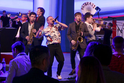 Partying with Budweiser (photo: Stoneapple Productions)