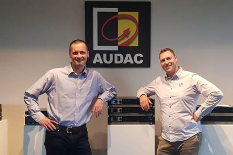 Audac’s Michal Zeman and Bart Vandermot