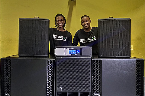 The sound system equipment received will enhance SARA’s training programmes