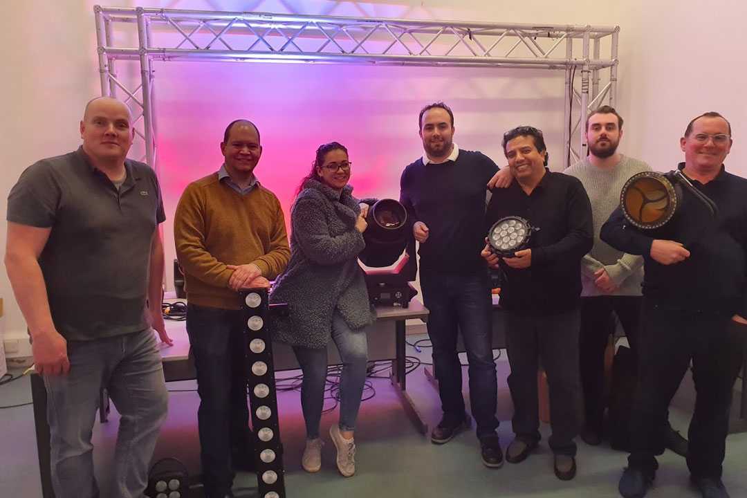 CLF’s Bram Adams and Martijn Gerards, TMB’s Lauren Drinkwater, Tim Obermann, Nuri Waheishi, Anton Sanders and Adam Burton