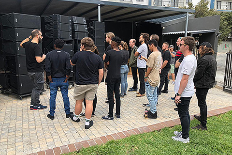 Nexo is working with the new generation in South Africa’s technical production community