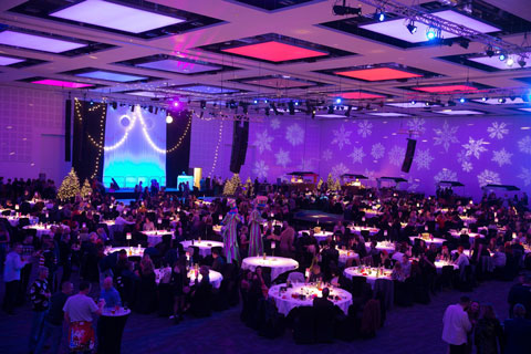 The main hall threw up many challenges