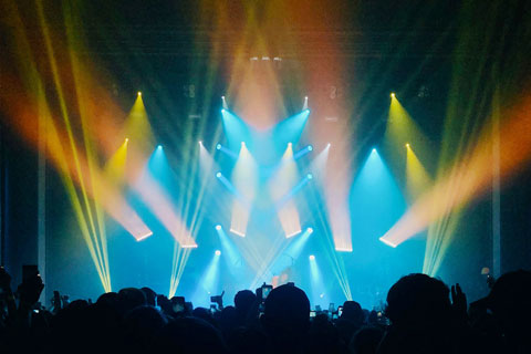 The lighting design was created to have the most impact in small venues (photo: Andre Dionne)