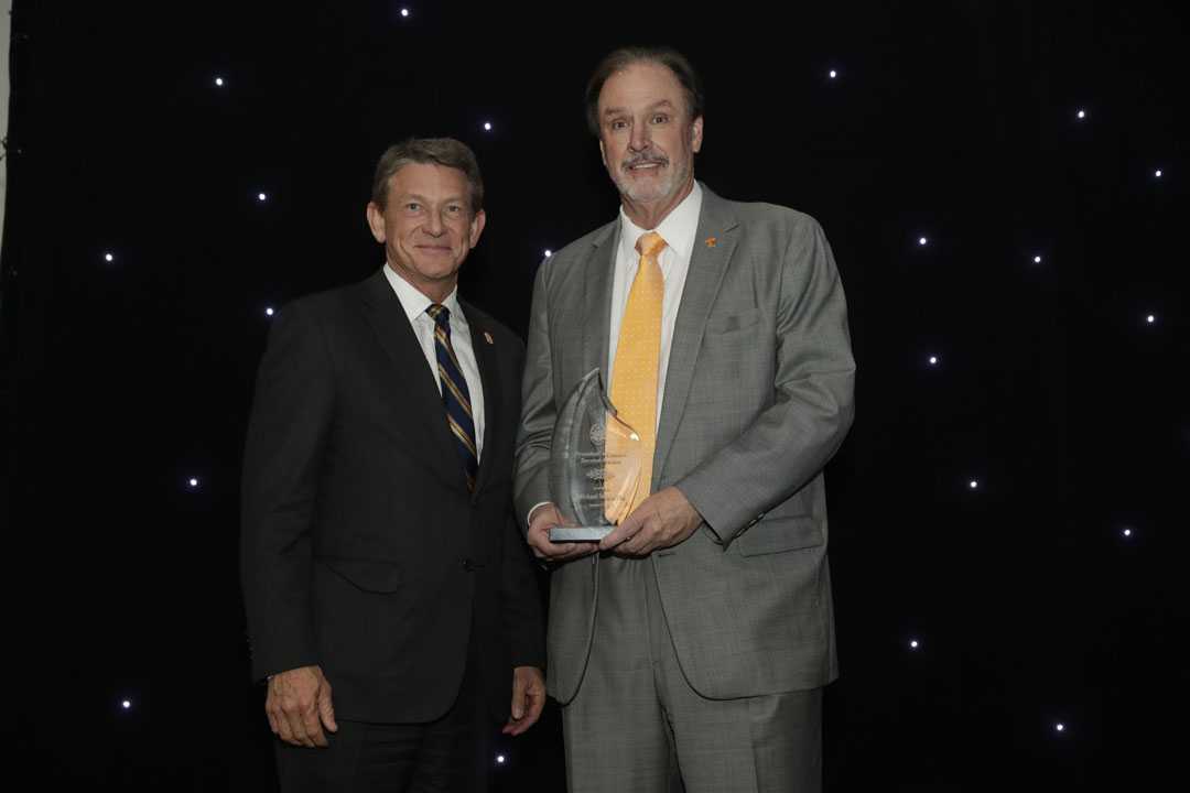 Michael T Strickland was recognised for a lifetime of service and dedication