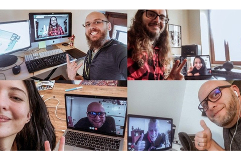 The Schertler team is working from home