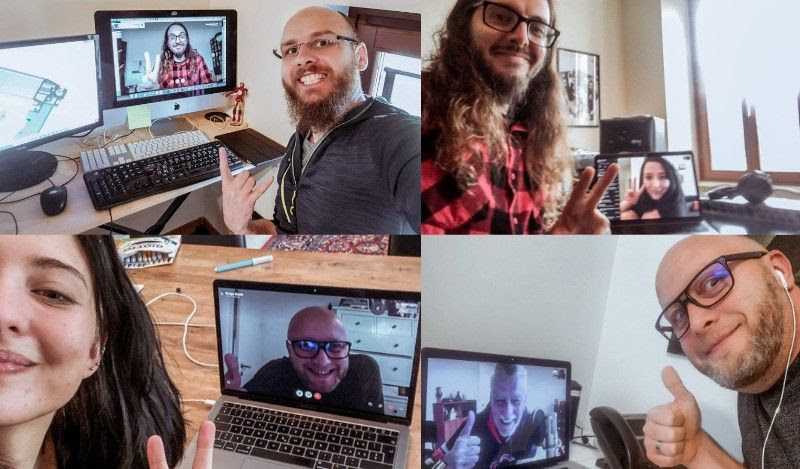 The Schertler team is working from home