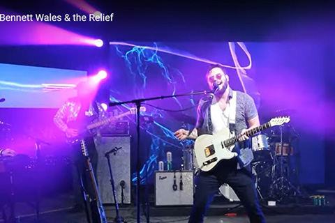 The benefit concert was streamed live from Stage Right Lighting's studio