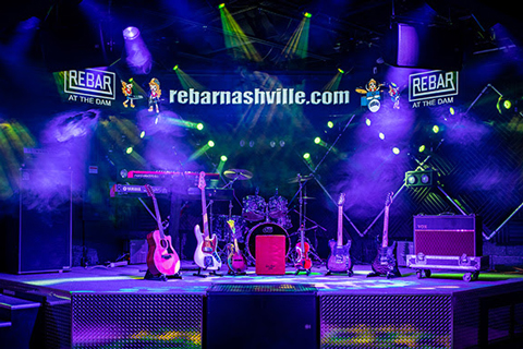 The new setup offers touring quality production