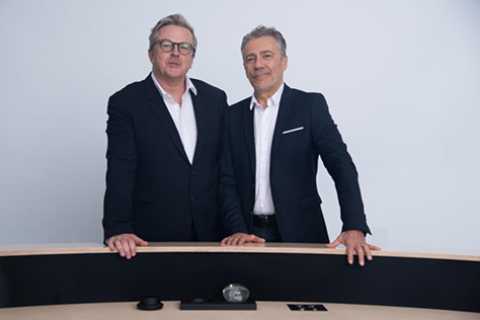 DeltaLive MD Paul Keating and L-Acoustics founder Christian Heil