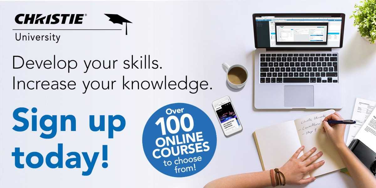 Christie continues to support its partners and customers in many ways