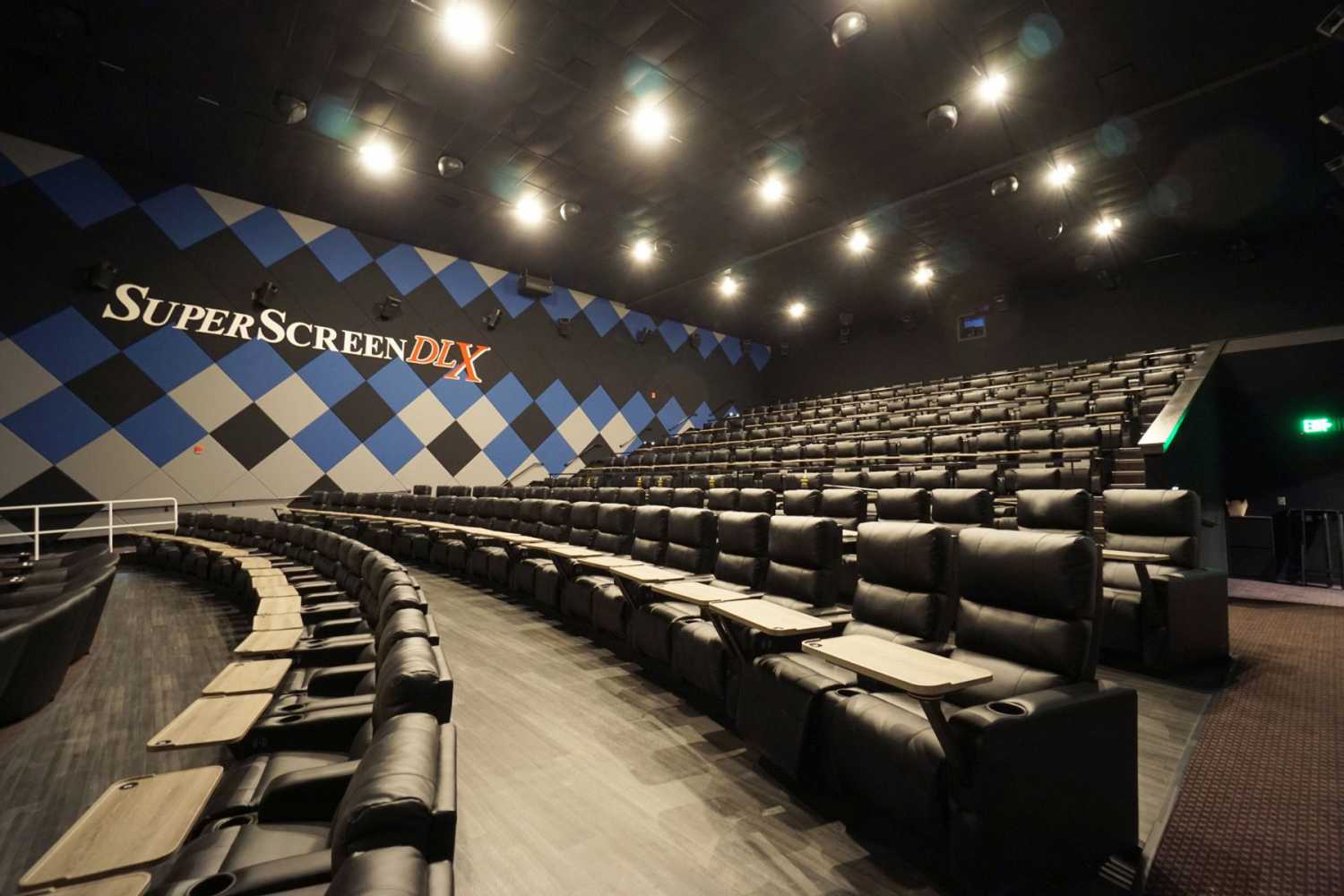 Guests can enjoy dinner and a movie in the UltraScreen DLX theatre