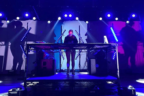 The shows are broadcast live from the historic Wall Street Theatre