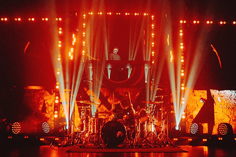 The lightshow featured Maverick MK3 Wash fixtures