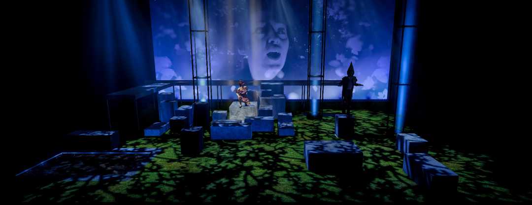 The visions of designer takis and lighting designer Jake Wiltshire have been brought to life