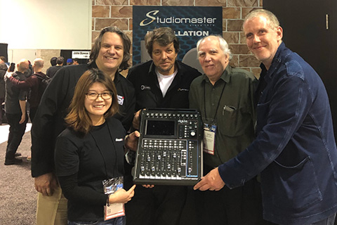 ISI’s John Krupa, Studiomaster’s Summer Xu, Mike Bufton, ISI’s Simon Nathan and Studiomaster’s Patrick Almond