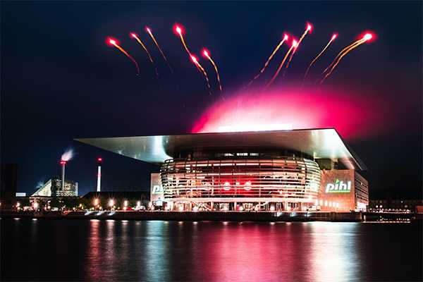 Covidhagen took place on the flat roof of Copenhagen’s famed Opera House