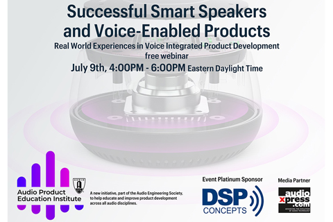 ‘The AES APEI webinar series will directly appeal to all professionals involved in audio product development’