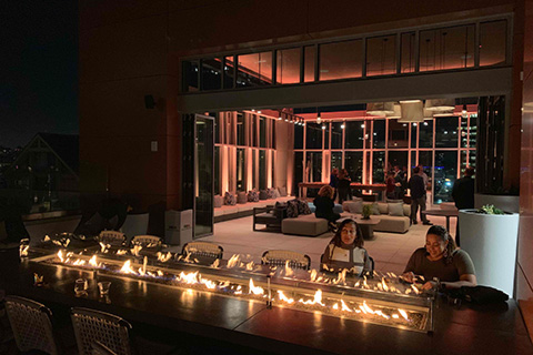 The Carte Hotel rooftop bar