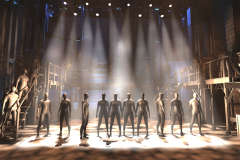 Participants get a chance to work with a virtual replica of the Hamilton set