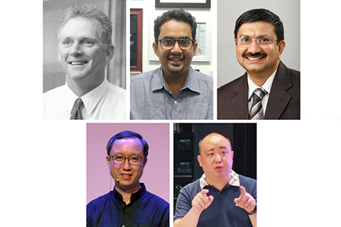The panellists of the Asia Round Table: Gerald Stewart, Mradul Sharma, Ratnesh Javeri, Robert Soo and Stone Yao
