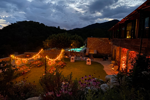 The buildings are designed to complement the surrounding area