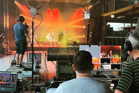 The team at Fumasoli converted a section of their warehouse into a broadcast studio