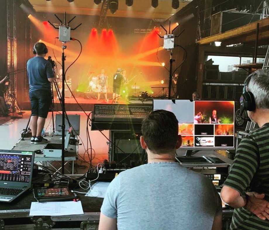 The team at Fumasoli converted a section of their warehouse into a broadcast studio