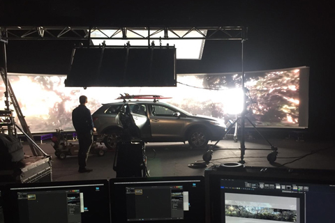 This was the first time a virtual LED background was used in Australia to replace a traditional green screen on set