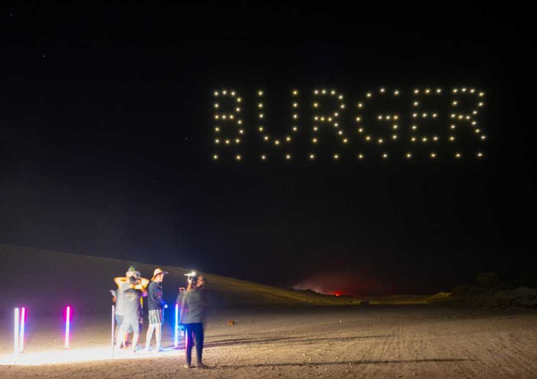 Fireworks by Grucci created aerial gags using a drone show system from Verge Aero