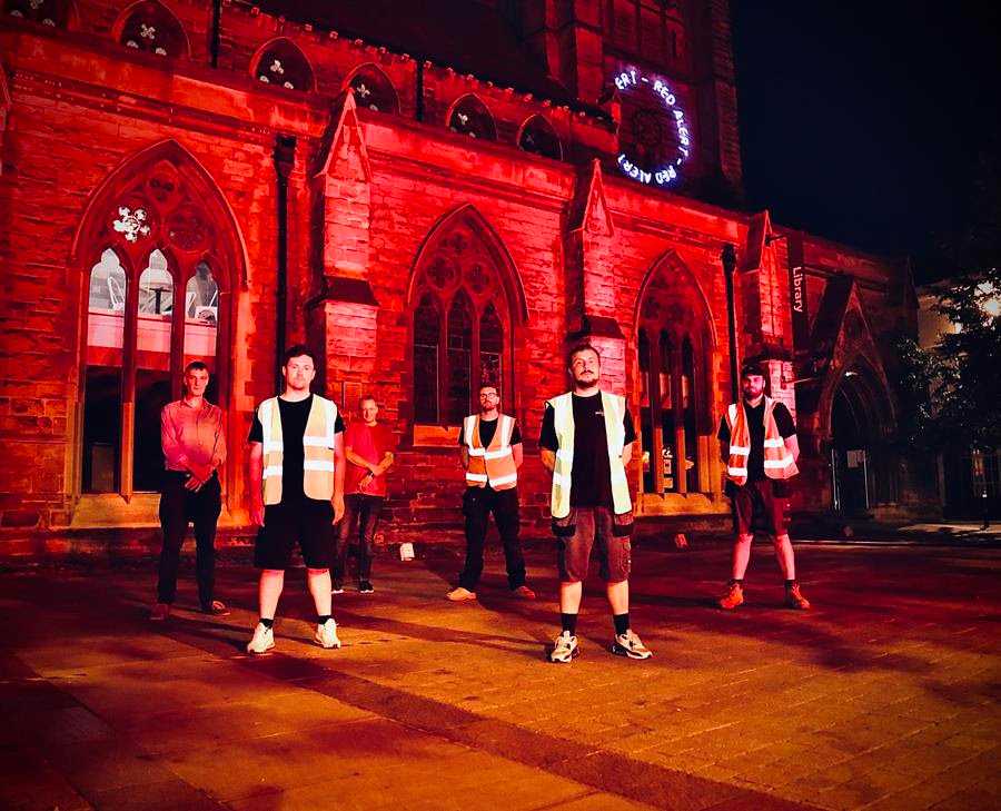 The #LightItInRed night of action served to highlight the cultural institutions and companies that form a vital sector of the UK’s culture and economy