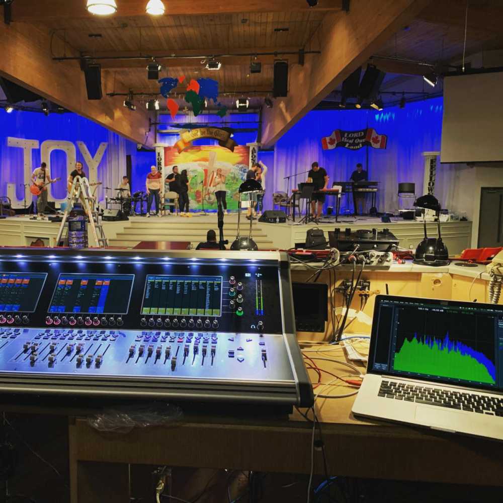 Anchoring the system is a DiGiCo S31 at front-of-house