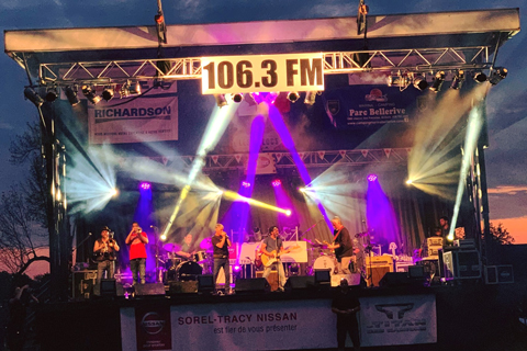 Québécois recording stars Les Colocs celebrate Canada Day