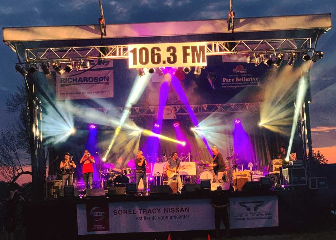 Québécois recording stars Les Colocs celebrate Canada Day