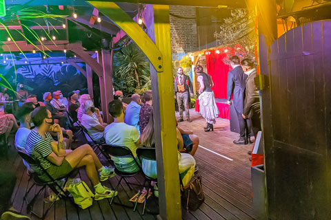 Live theatre returns to The Eagle pub in Vauxhal (photo: Richard Lambert)