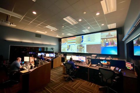The 911 Emergency Operations Centre in Peoria, Illinois