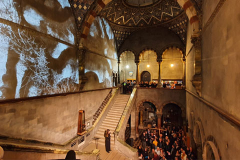 The event took the audience on a sensory journey deep underground