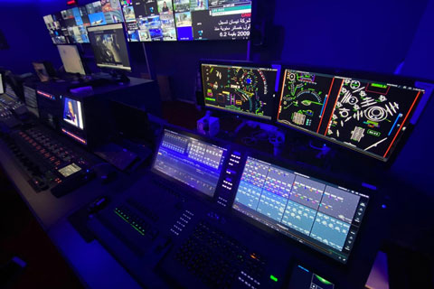 The Dubai studios had the full ETC lighting equipment installed in just three weeks