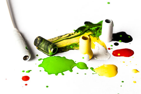 The paintable cap can easily be painted or covered in makeup