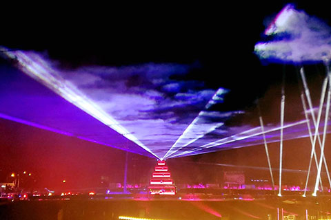 The experience ‘engaged the senses with an immersive array of sights and sounds’