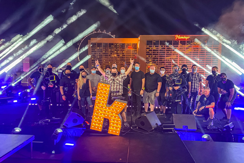 Up on the roof at Caesar’s Palace (photo: Lari Dolan, LMG)