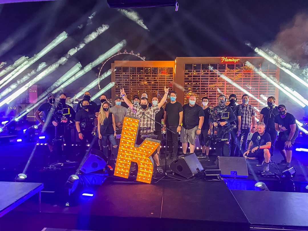 Up on the roof at Caesar’s Palace (photo: Lari Dolan, LMG)