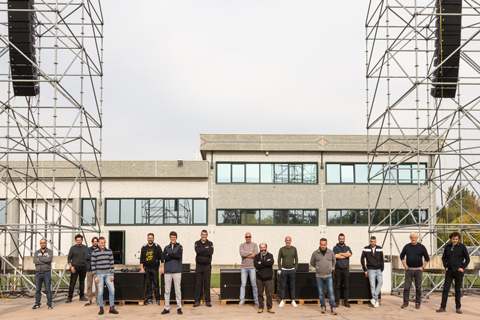 The first session was held in October at the RCF Audio Academy