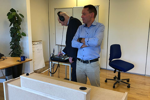 The custom solution is based off DPA’s 4081 mics along with a DPA TSM 4001 shock-mount