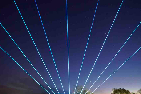 Organisers hope to deliver an entertaining light display. Photo: Kvant