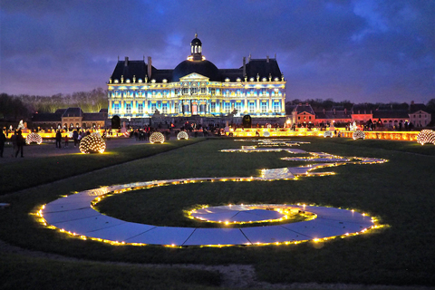 Vaux-le-Vicomte’s illuminations (photo: Eric L’Herminier)