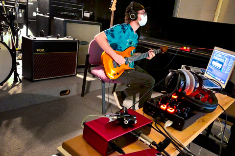 Six rooms are currently networked for live performance