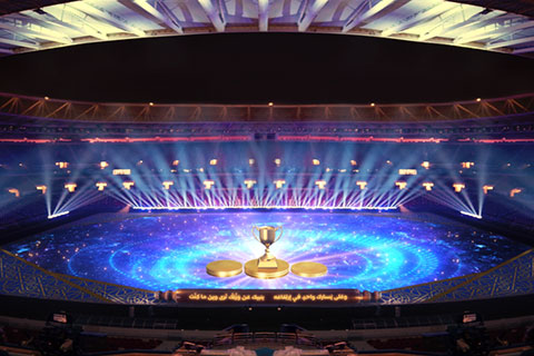 The MA system was in control of 150 moving lights