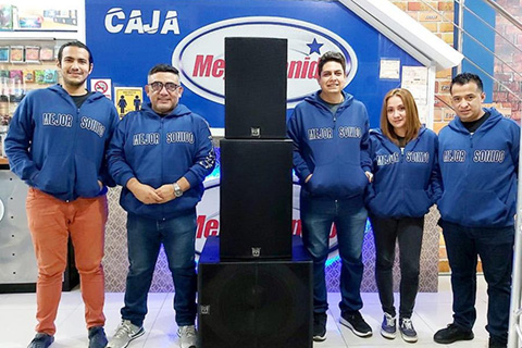 The Quito-based Mejor Sonido team