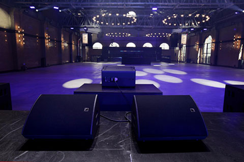 The First Floor’s stage monitoring